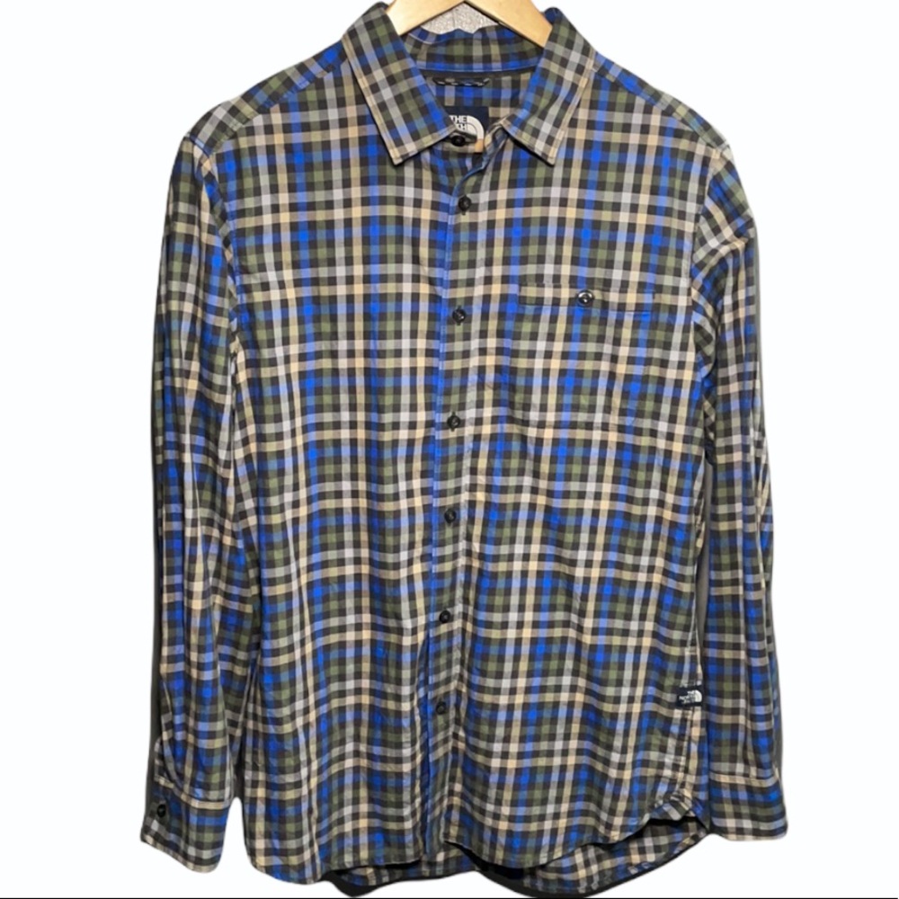 {North Face} Plaid Button Down